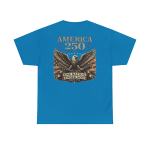 America 250 Eagle One Nation Under God Patriotic T-Shirt